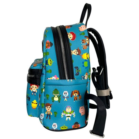 Loungefly Toy Story 4 Chibi Disney Buzz Allover-Print Mini Backpack Cosplay Bag - Picture 2 of 6